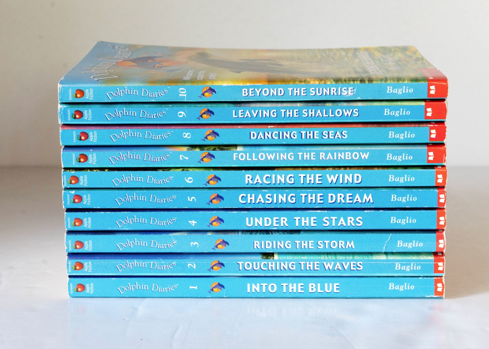 DOLPHIN DIARIES Complete Series Lot of 10 (#1-10) Set Paperback Books Ages 8-12