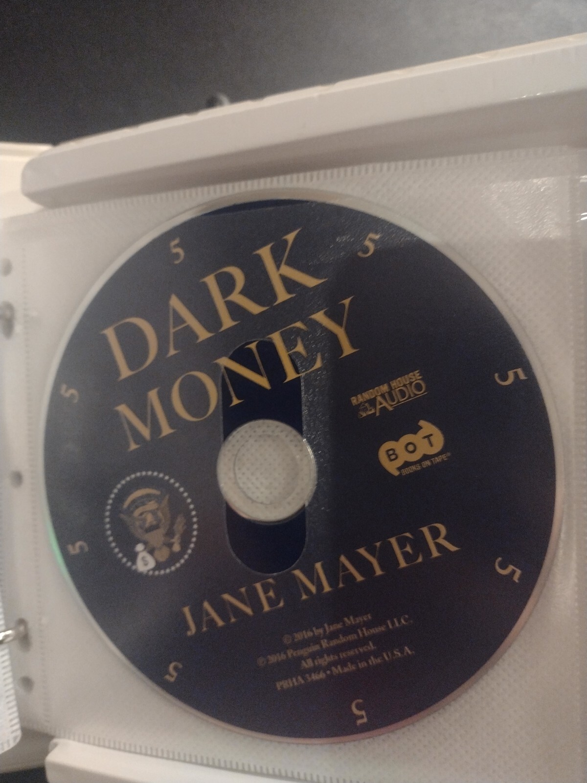 Dark Money The Hidden History of the Billionaires Jane Mayer Book On 14 CD’s VG