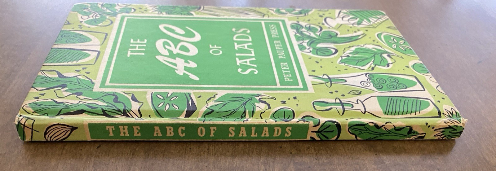 “The ABC of Salads” Peter Pauper Press 1958 Small Hardcover Cookbook Vintage
