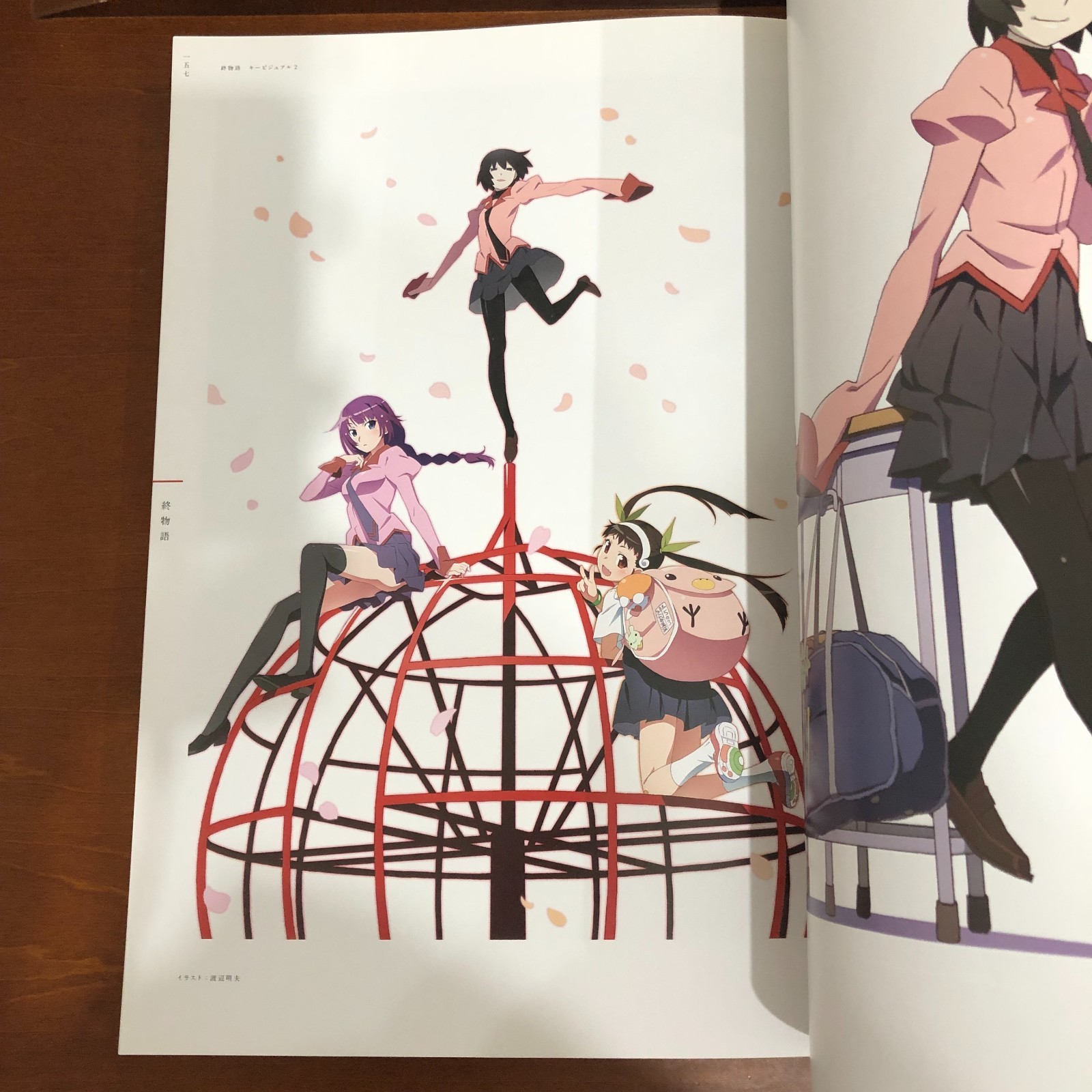 Bakemonogatari Animation 10th Anniversary Illustration Works Art Book
