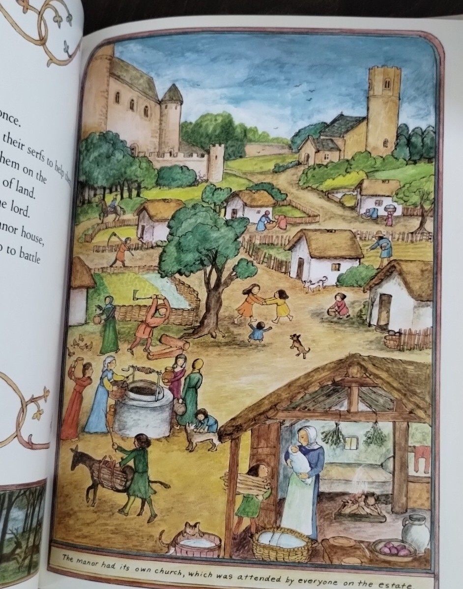 A Medieval Feast (Reading Rainbow Books) by Aliki HC Vintage 1986 Ex Library