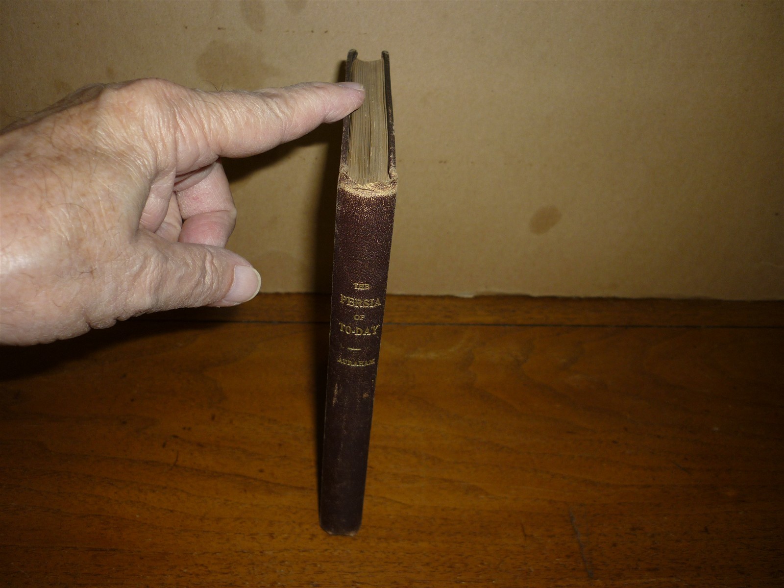 Yonan Y Auraham. The Persia of To-day. 1896. Iran. Fold-out map. VG copy.