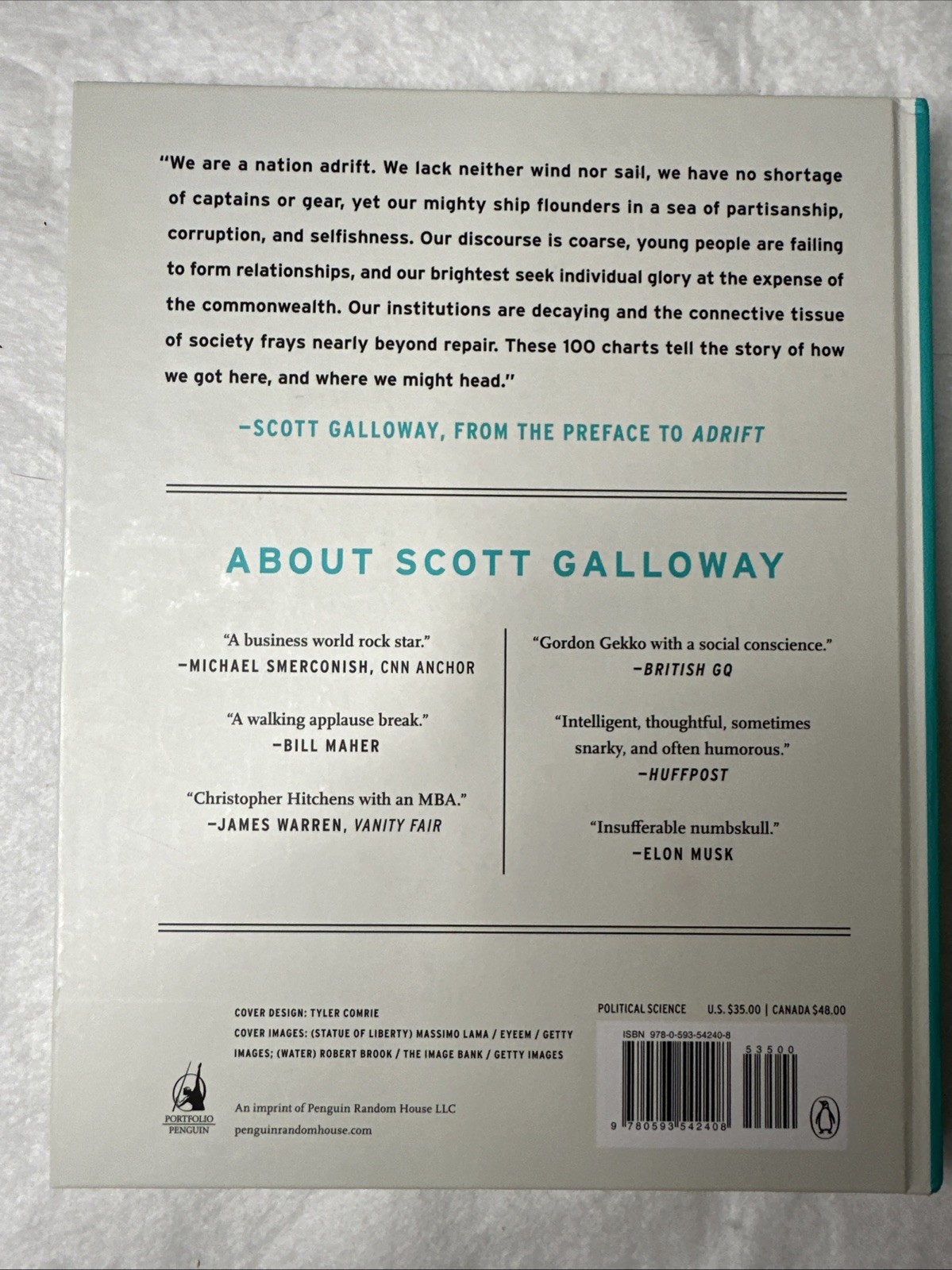 Adrift – by Scott Galloway (Hardcover) NEW 📖