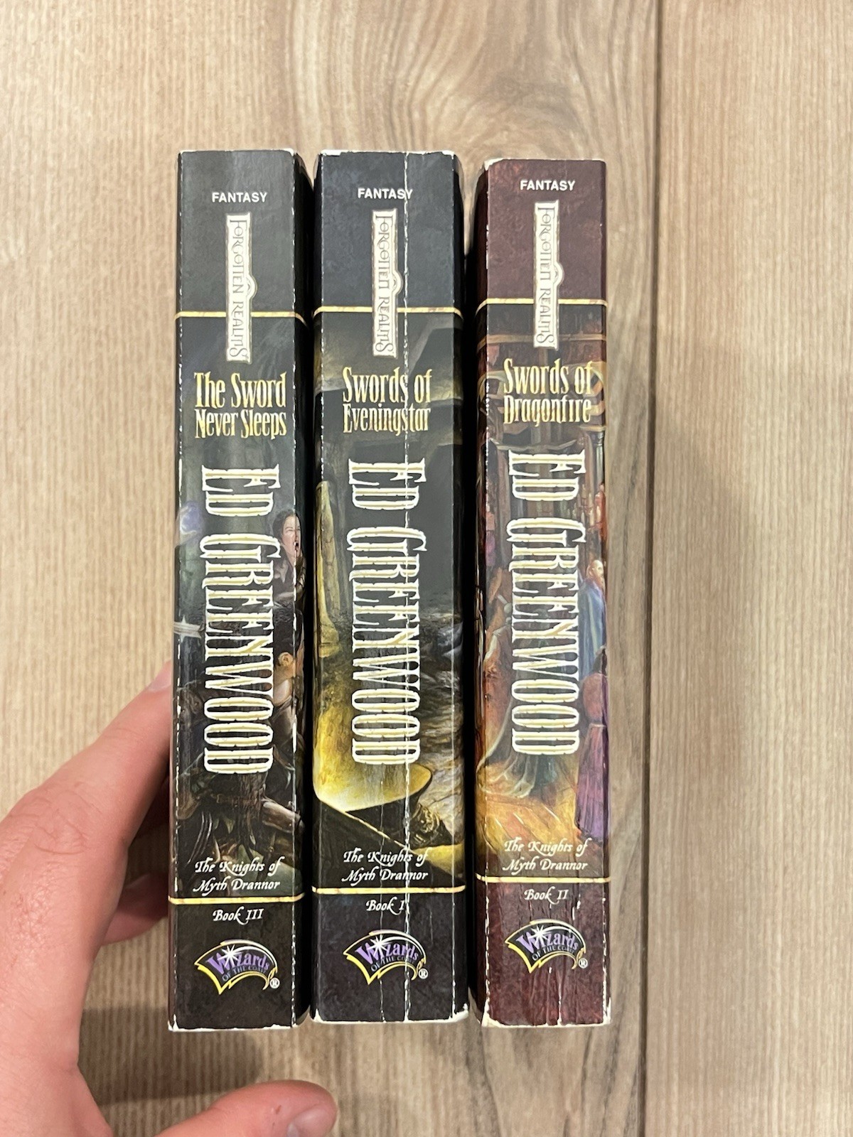 Forgotten Realms The Knights of Myth Drannor Tsr Trilogy Book Set 1st Edition