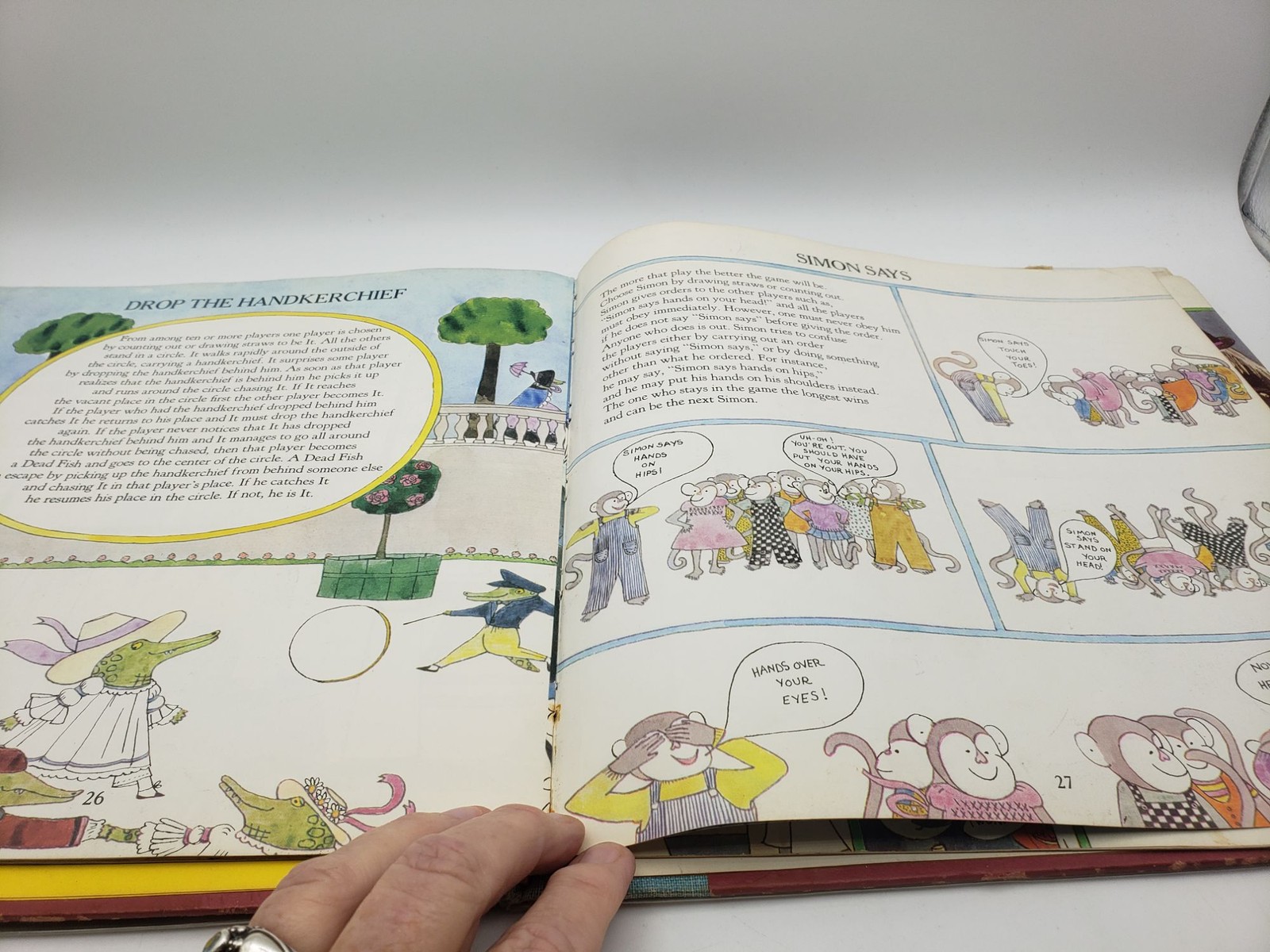 Games And How To Play Them Hardback Book Anne Rockwell Vintage