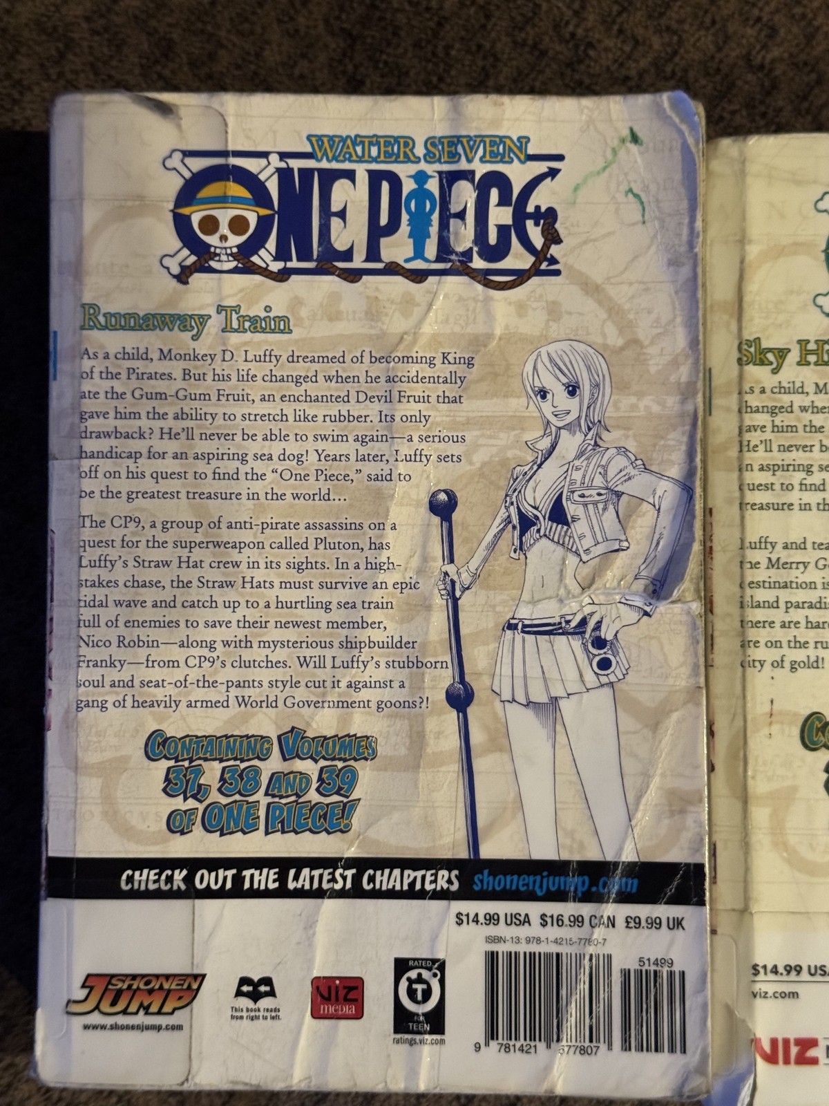 One Piece Manga Omnibus 3-in-1 Vol 25-27 & 37-39 Lot Eiichiro Oda VIZ Media