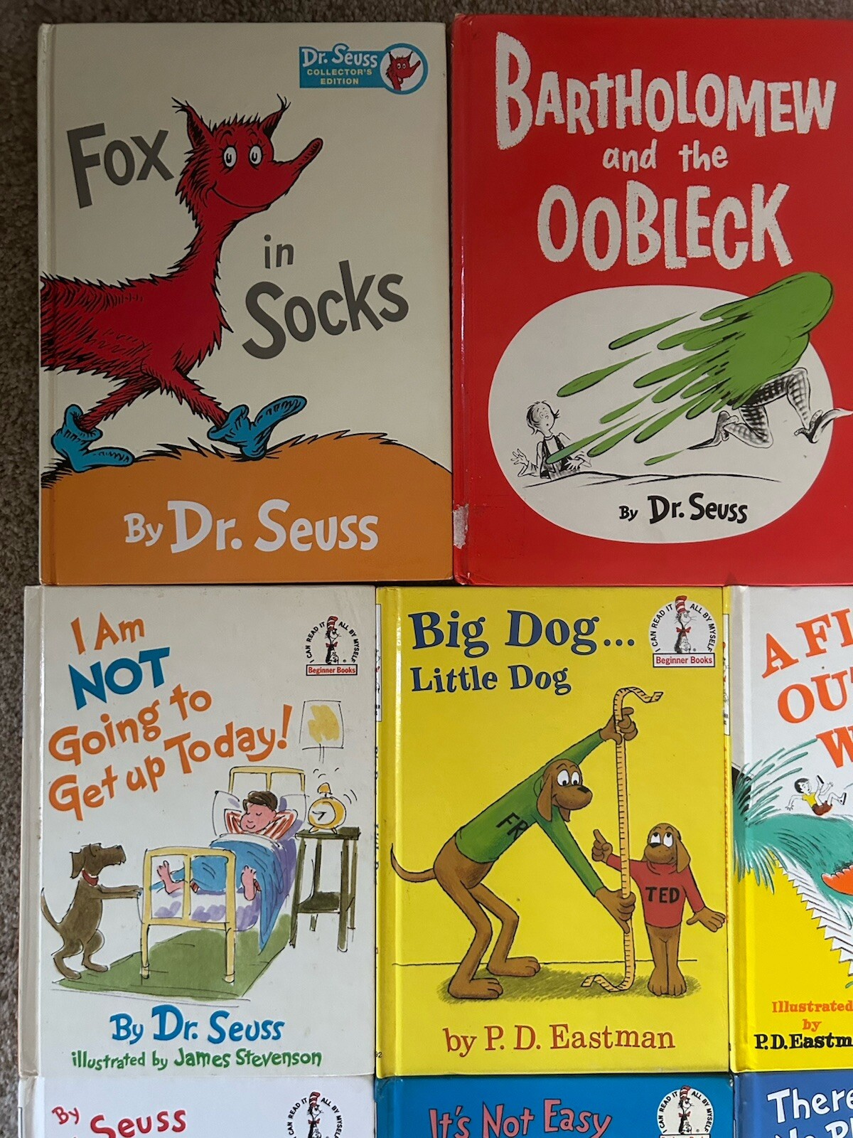 Lot of 21 DR SUESS Beginner Bright & Early Books, Berenstains Cat In The Hat
