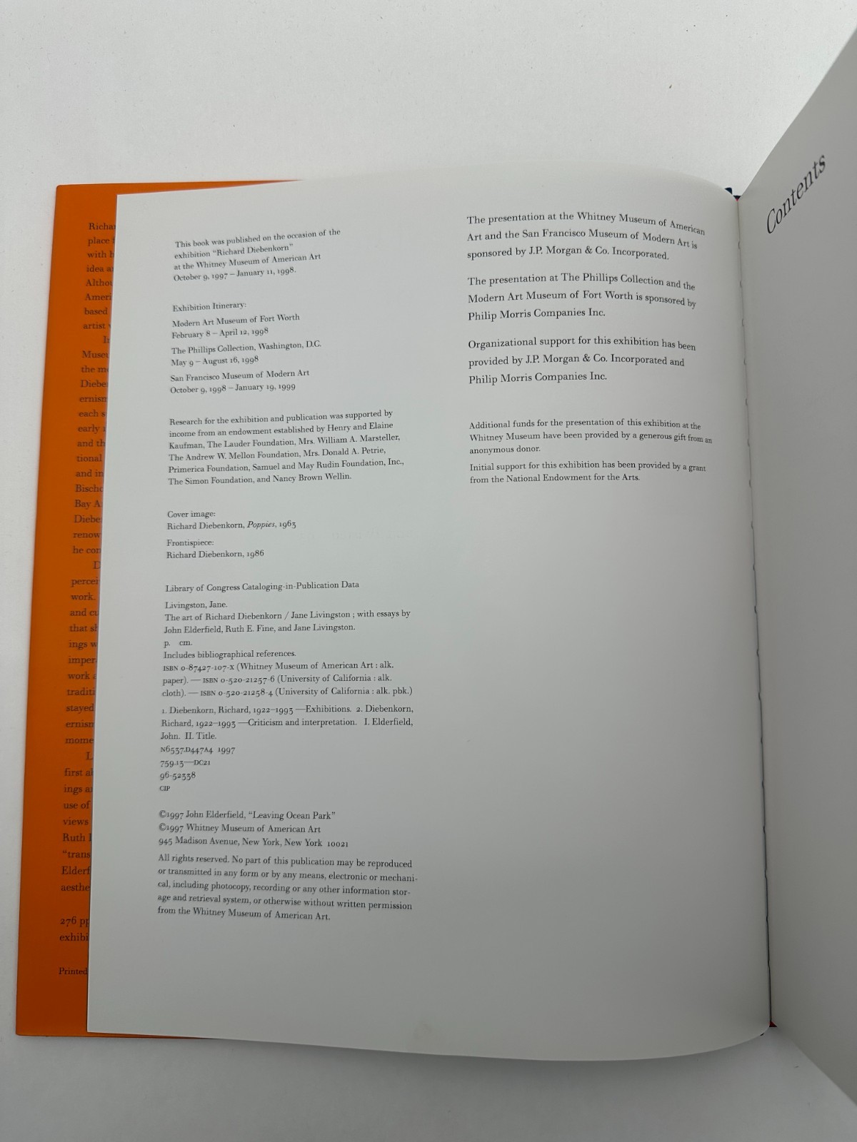 The Art of Richard Diebenkorn Livingston Whitney Museum UC Press