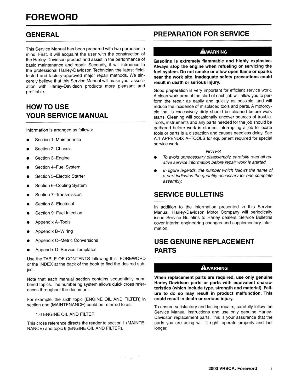 HARLEY-DAVIDSON VRSCA V-Rod Service Manual – STEEL WIRE BOUND – TOUGH COVERS