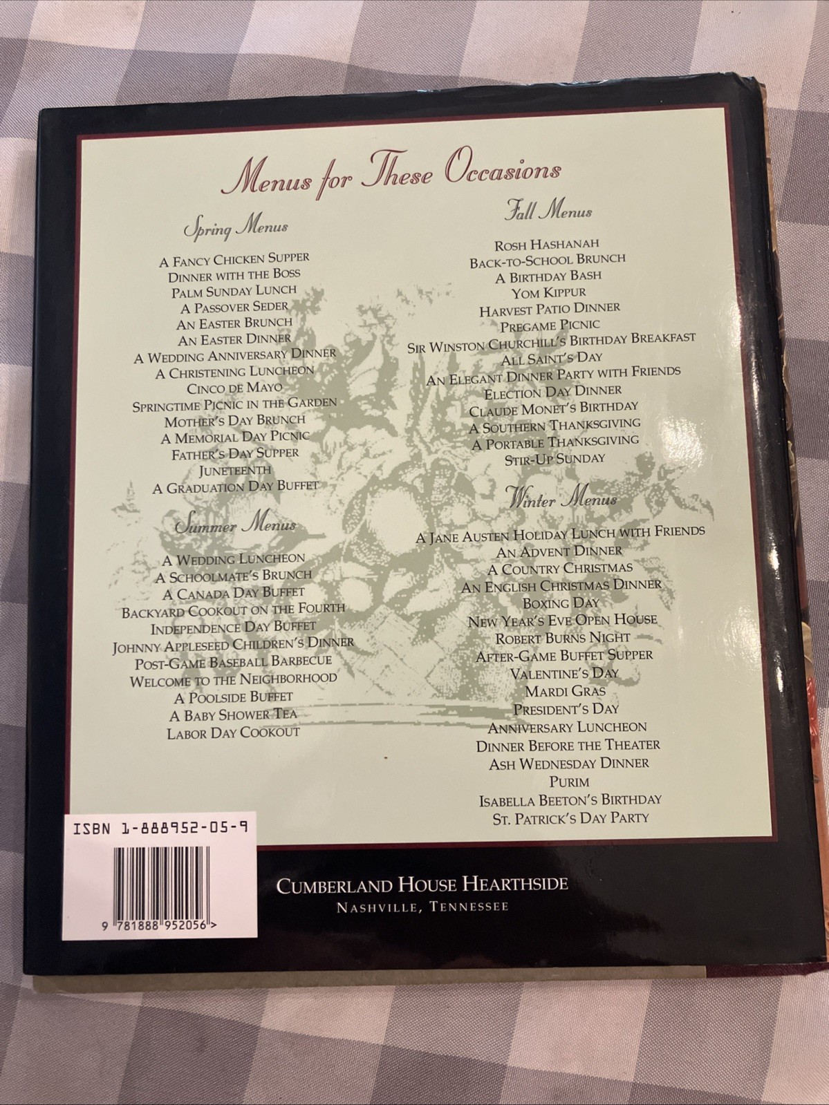 Bless This Food : Four Seasons of Menus, Recipes, and Table Graces by Karen…