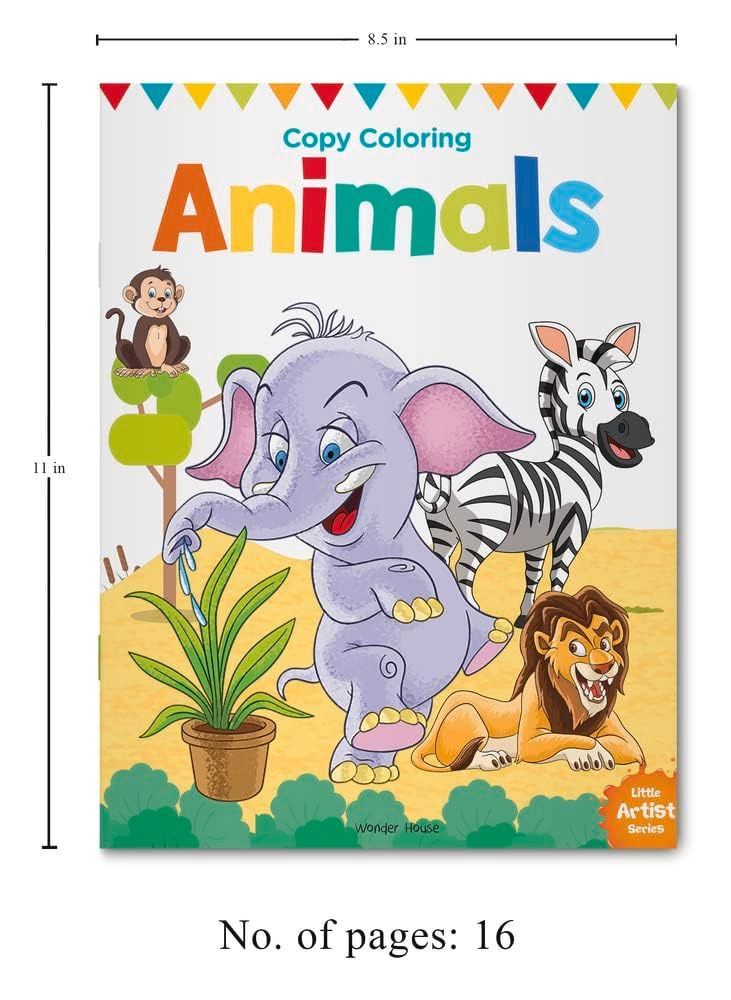 Colouring Books Boxset: Pack of 12 Copy Colour For Children Multicolor