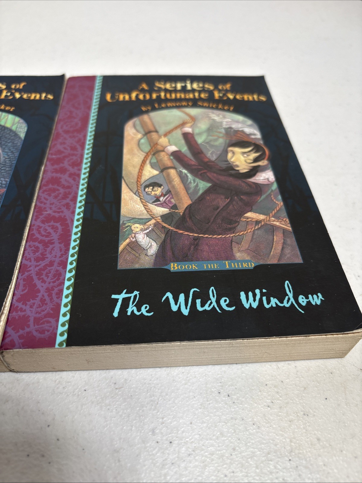 A SERIES OF UNFORTUNATE EVENTS by Lemony Snicket, Lot of 3 Books! 1,2,&3