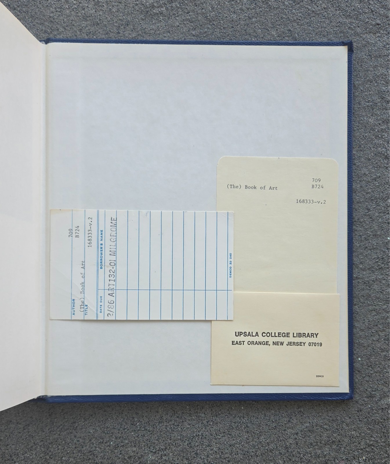 Vintage 1976, The Book of Art, Volume II, Grolier Ex-Library Coffee Table Book