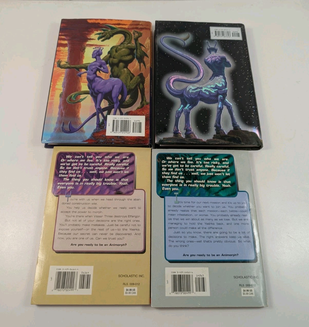 Animorphs Complete Series Lot Set of 64 Vintage 1-54 + 10 KA Applegate Megamorph