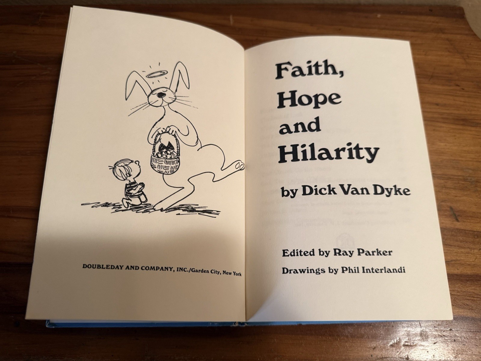Faith Hope and Hilarity by Dick Van Dyke (1971) Hardcover No DJ