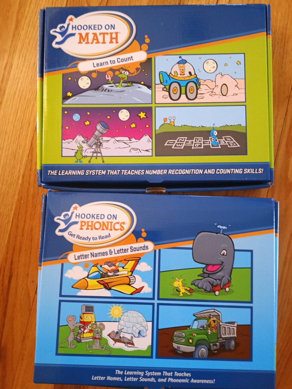 Hooked on Pre-K Hooked On Math Hook On Phonics Colors &Shapes As Is