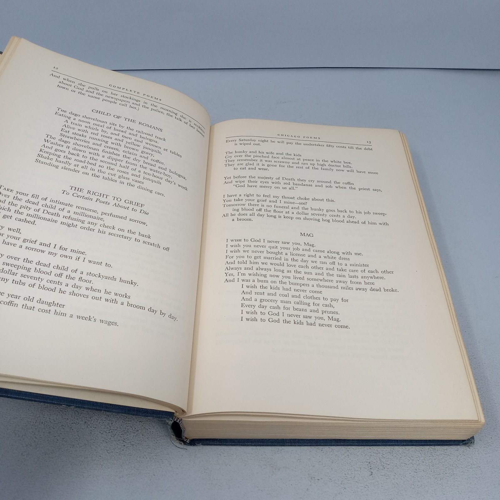Complete Poems: 1950 Harcourt, Brace and Company Hardcover by Carl Sandburg