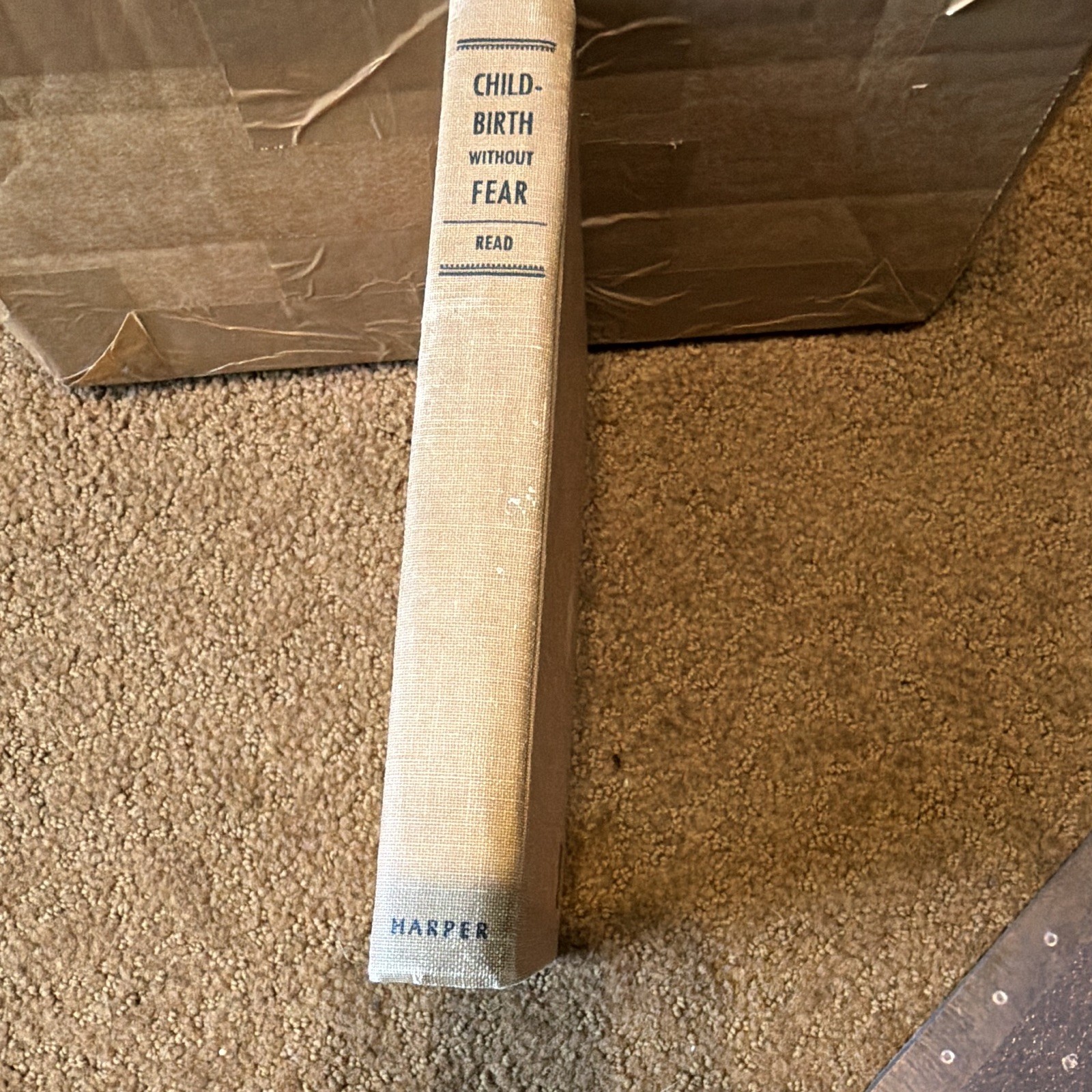 Grantly Dick Read Childbirth Without Fear Hardcover 1944 Harper & Brothers