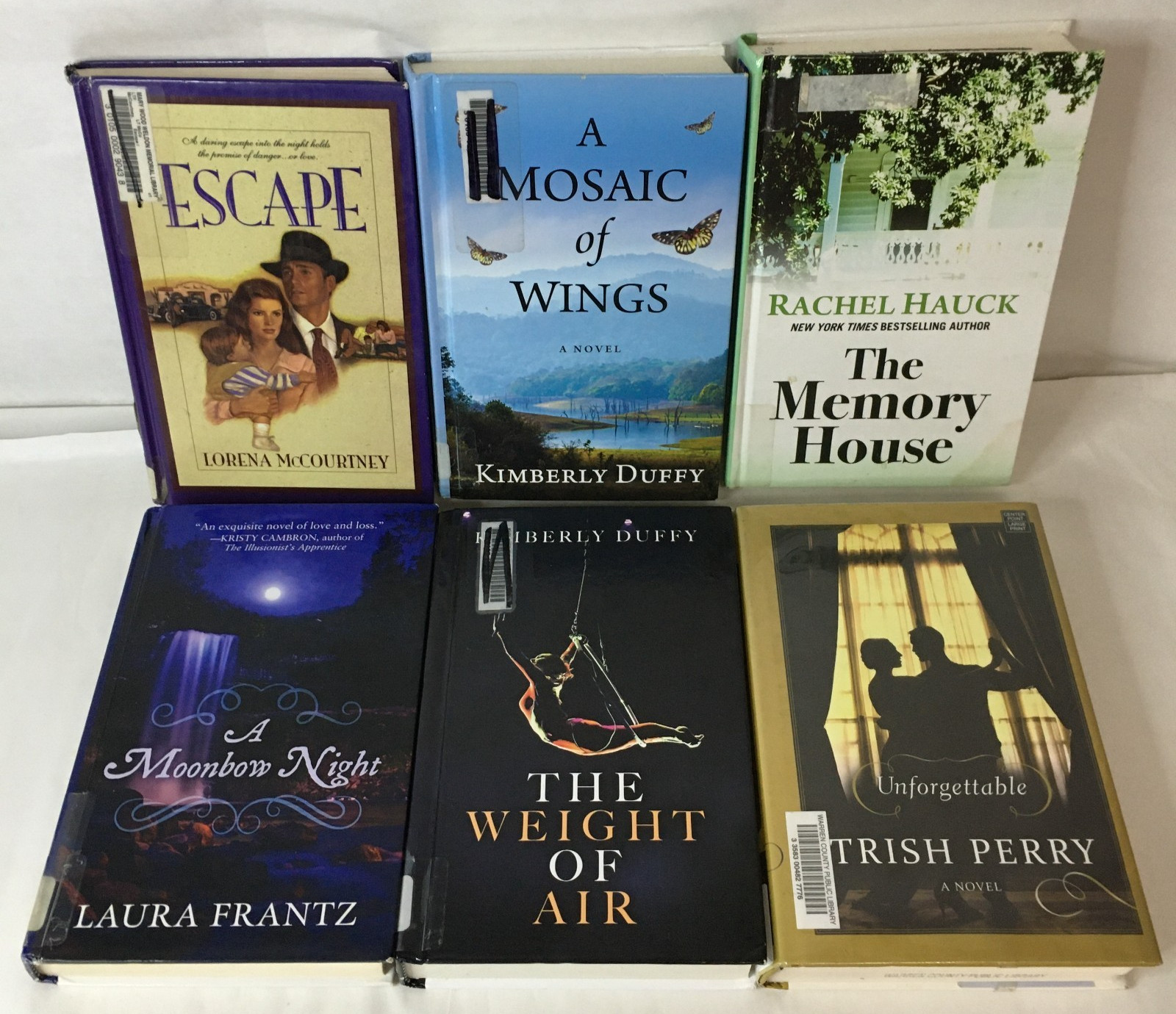 Standalone Historical Christian Romance LARGE PRINT Novel Lot of 6 – Duffy Perry