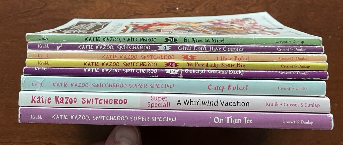 Lot of 8 Katie Kazoo, Switcheroo books by Nancy Krulik – PB