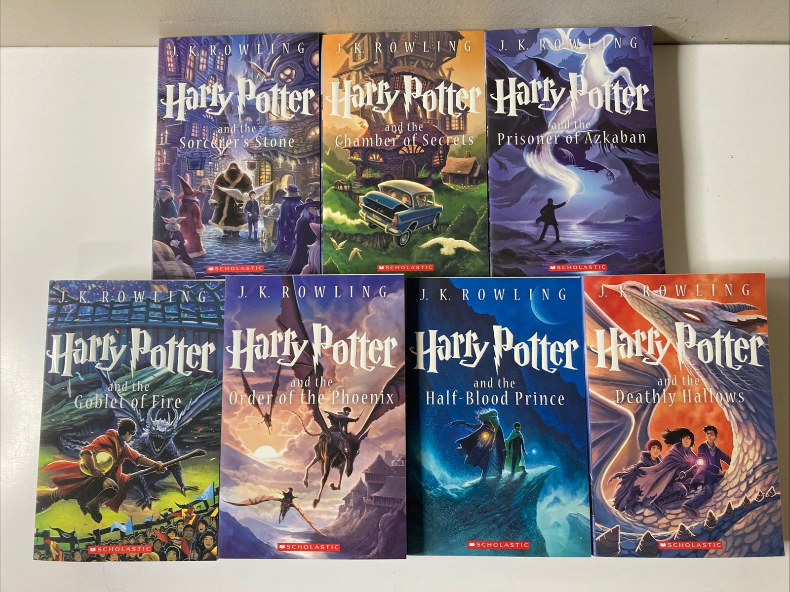 Harry Potter Complete Special Edition Set 1-7 Kazu Kibuishi Art Scholastic