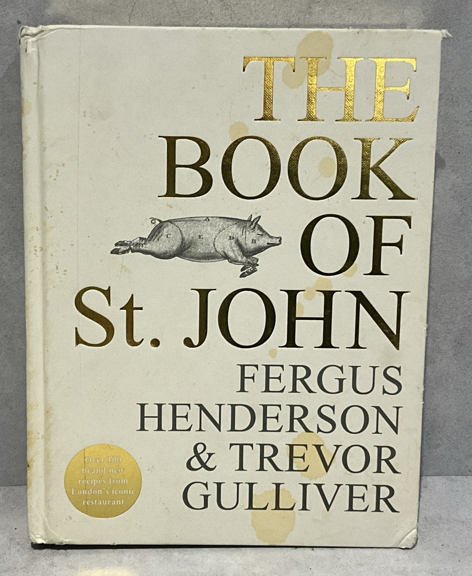 The Book of St John Fergus Henderson Trevor Gulliver HC 2019 Cookbook Chef