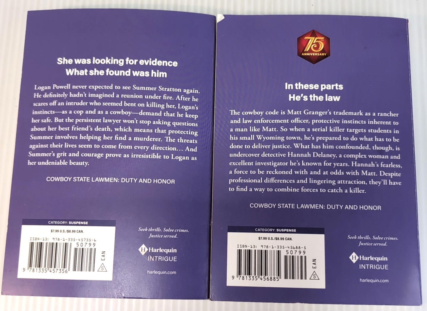 Lot of 2 Juno Rushdan Contemporary Cowboy Romance Harlequin Paperback Book