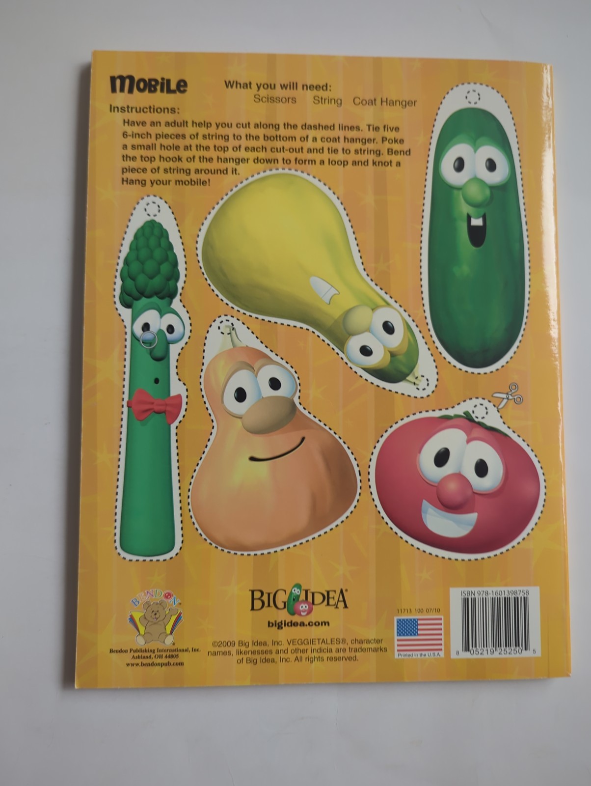 Big Idea 2009 VeggieTales Jumbo Coloring & Activity Book UNCOLORED SC Book 2