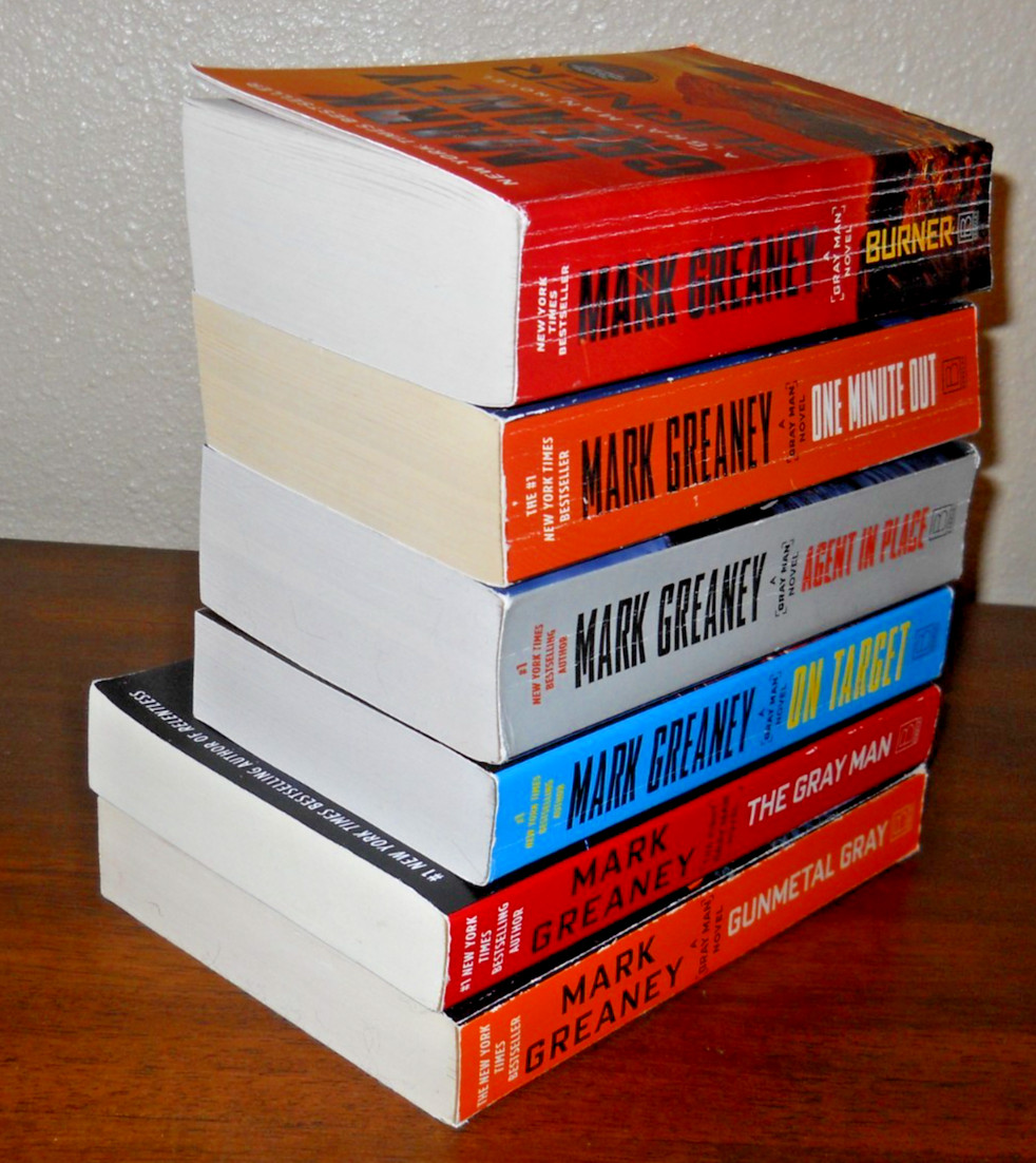 Mark Greaney – lot of 6 Gray Man pb books