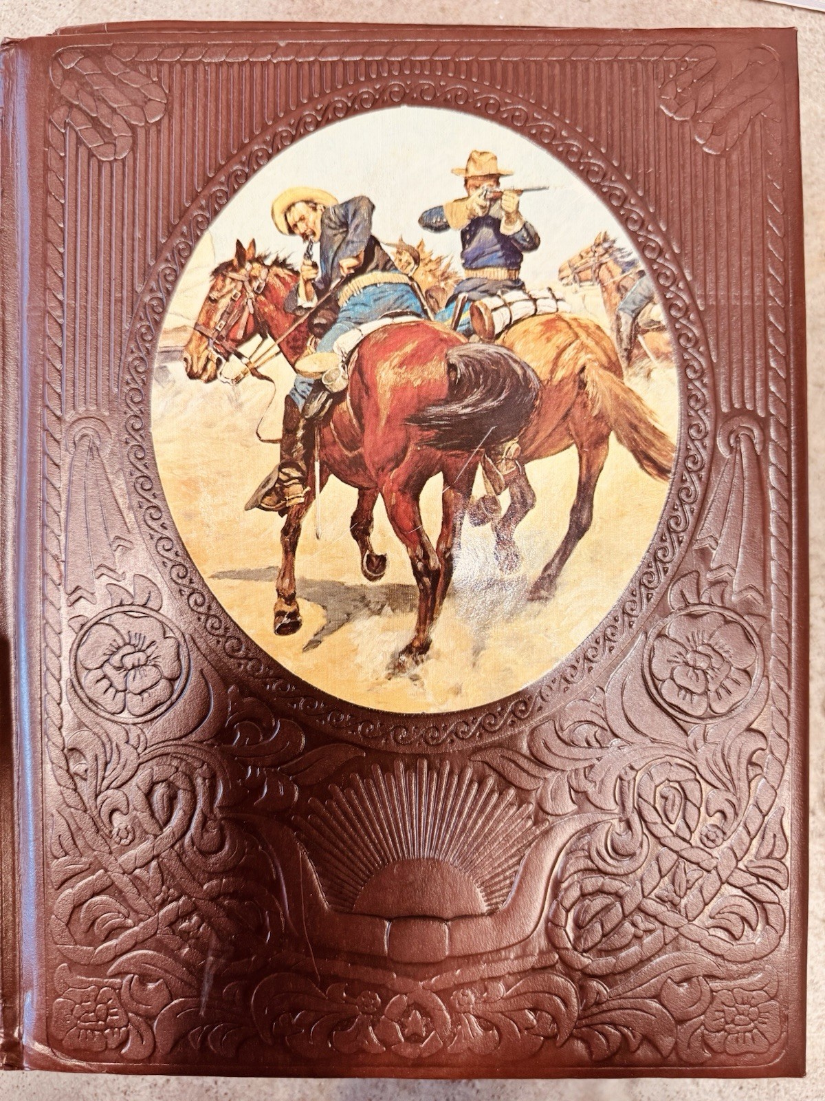 Time Life Books The Old West Series Set of 18 Books Lot Padded Leather READ**