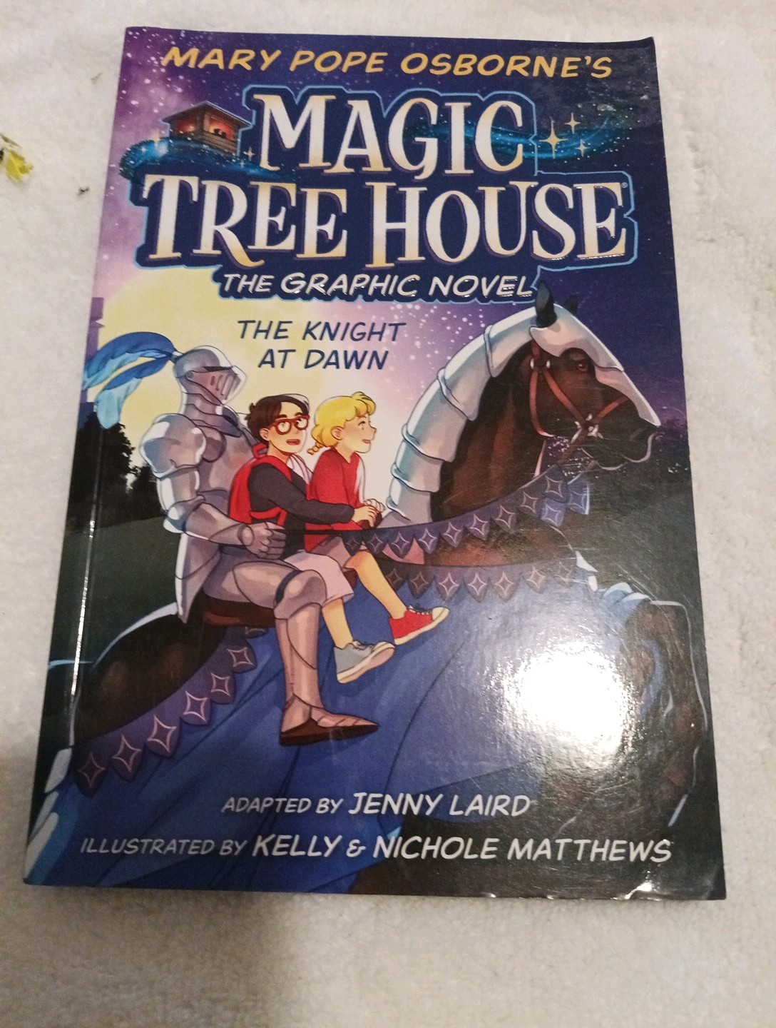 Knight at Dawn Graphic Novel by Mary Pope Osborne (2021, Trade Paperback)