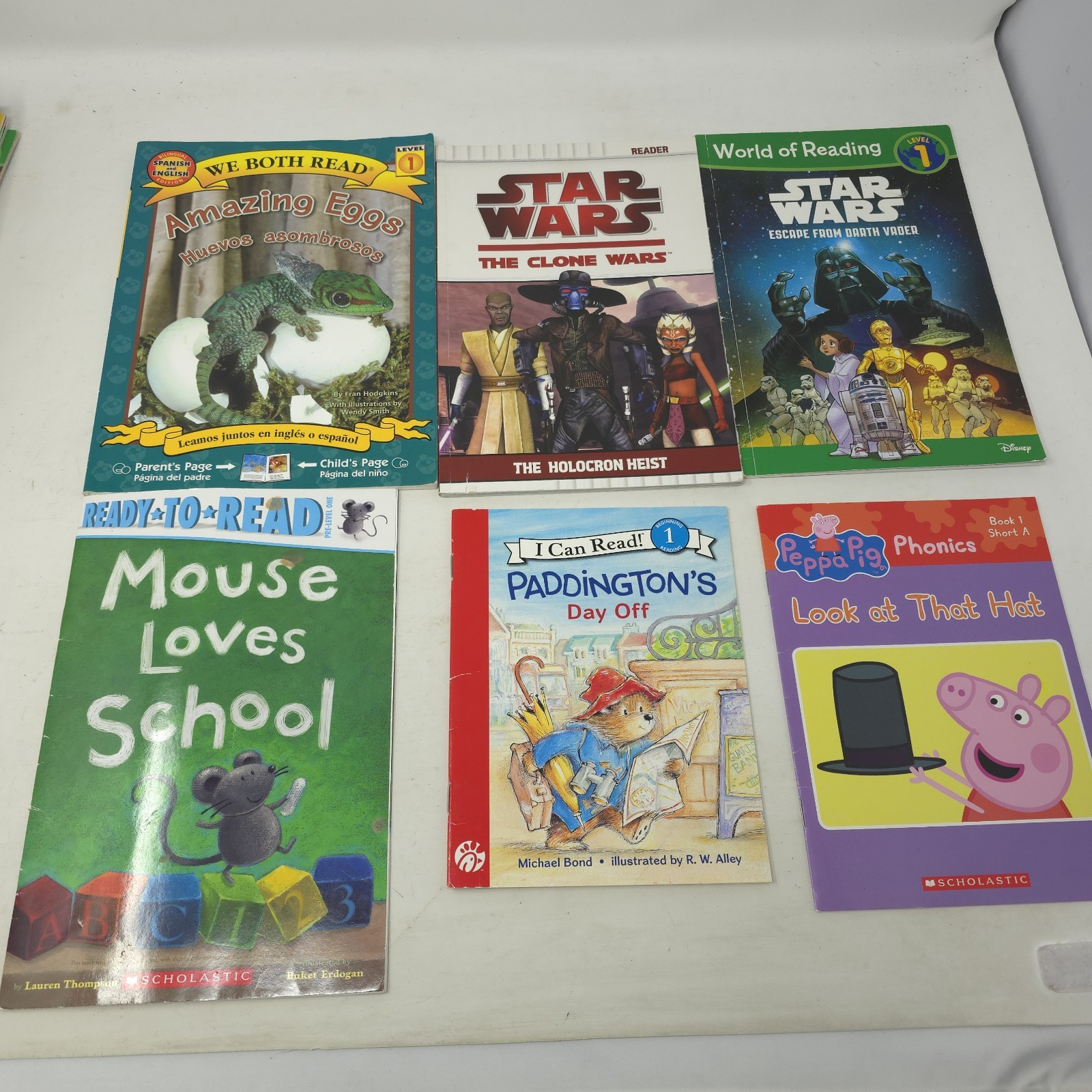 Lot of 66 Level 1 Reader Books for Kids ~World of Reading, I Can Read, etc