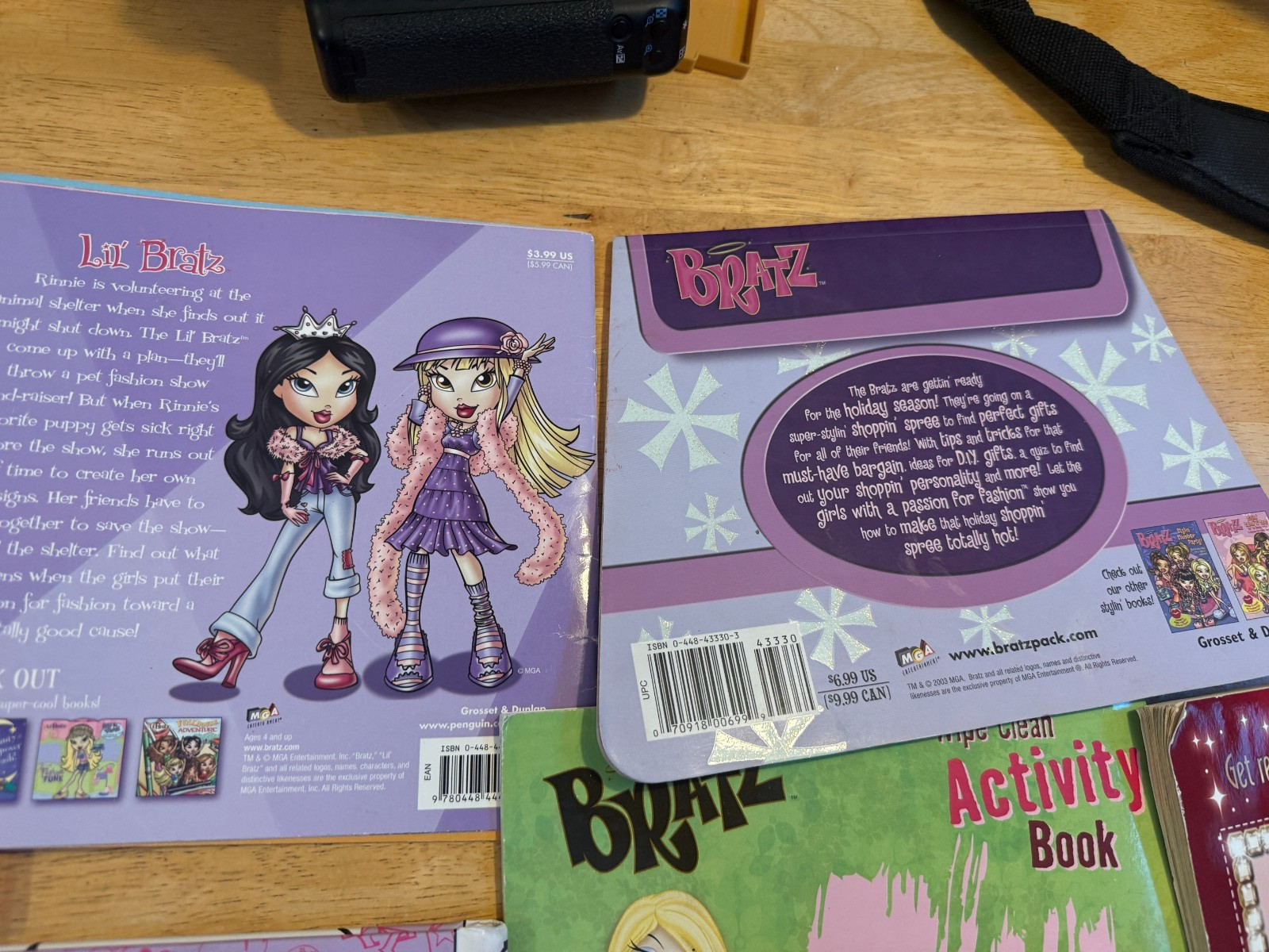Bratz: An Assortment Of Preowned Bratz Books & 2 New Activity Coloring Books