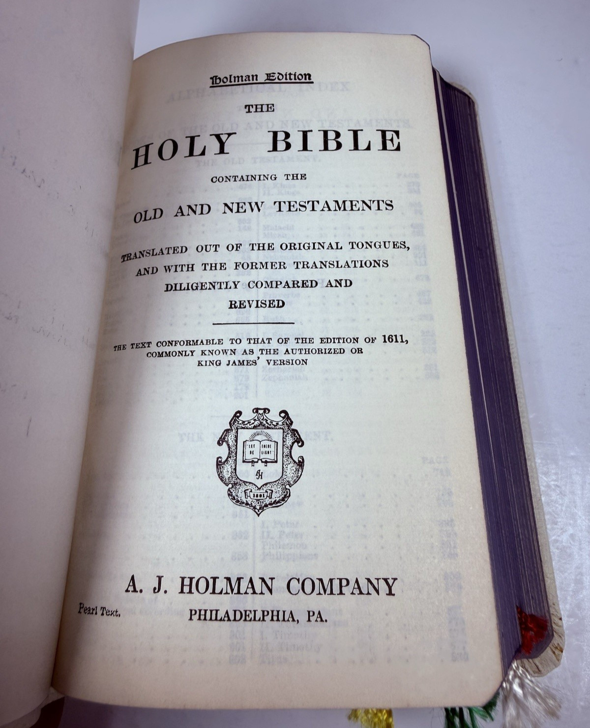 Vintage OES Holy Bible Order of the Eastern Star Pocket White Masonic 5.5″x3.5″