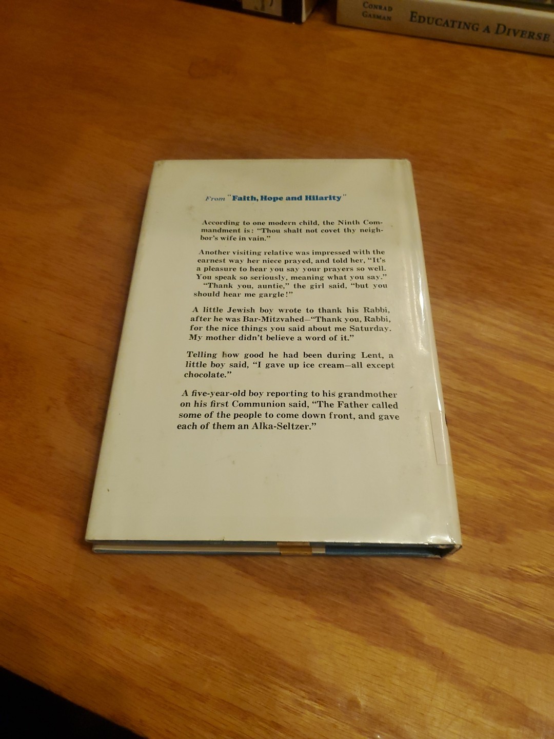 Faith, Hope and Hilarity by Dick Van Dyke 1972 HCDJ