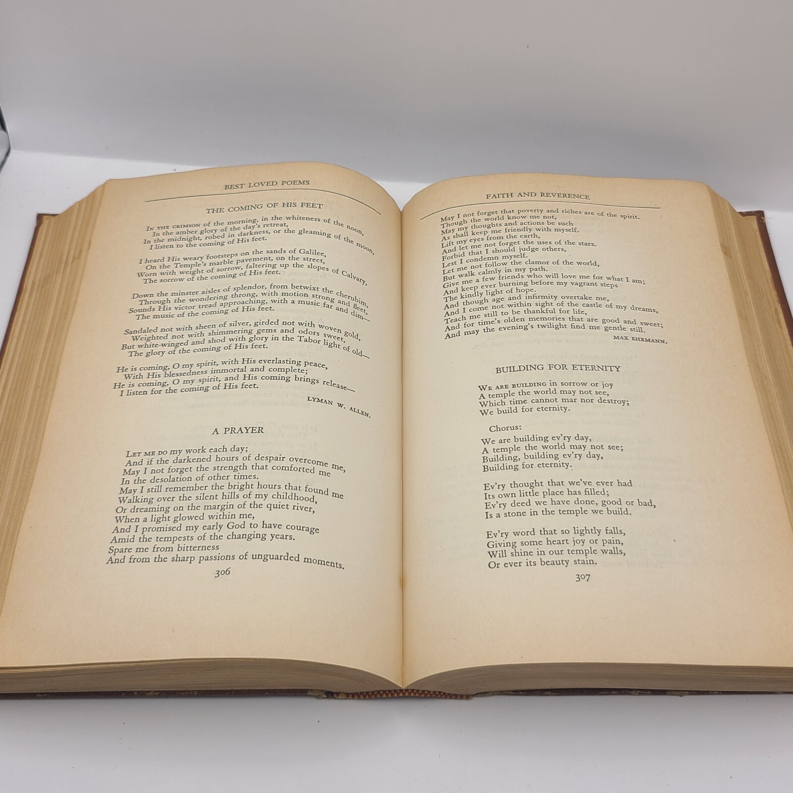Hazel Felleman Best Loved Poems of Yhe American People 1936 Hardcover Ornate