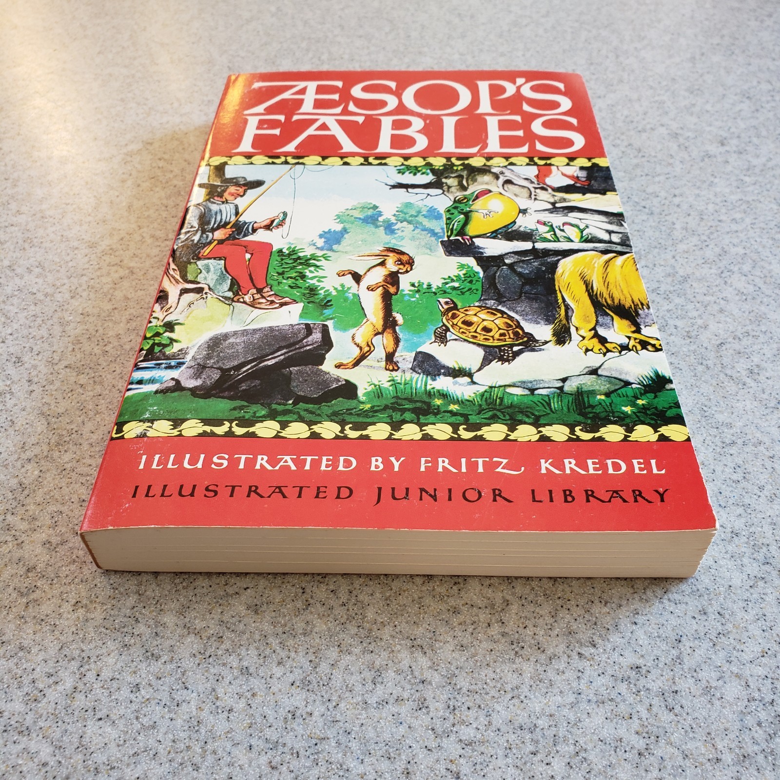 Aesops Fables Illustrated Junior Library 1989 Printing 234 Pages