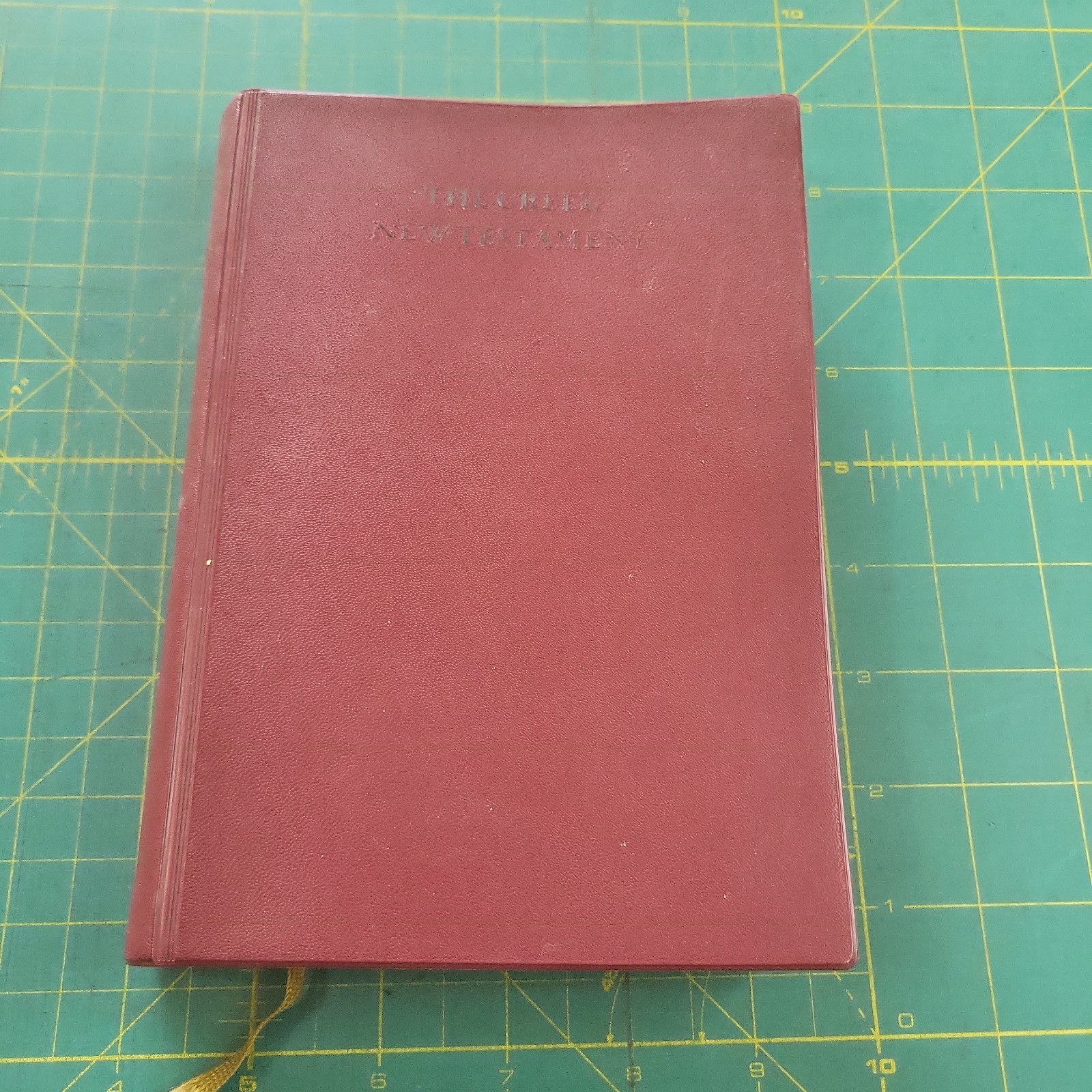 The Greek New Testament Second Edition with Dictionary (1968) Vinyl Cover