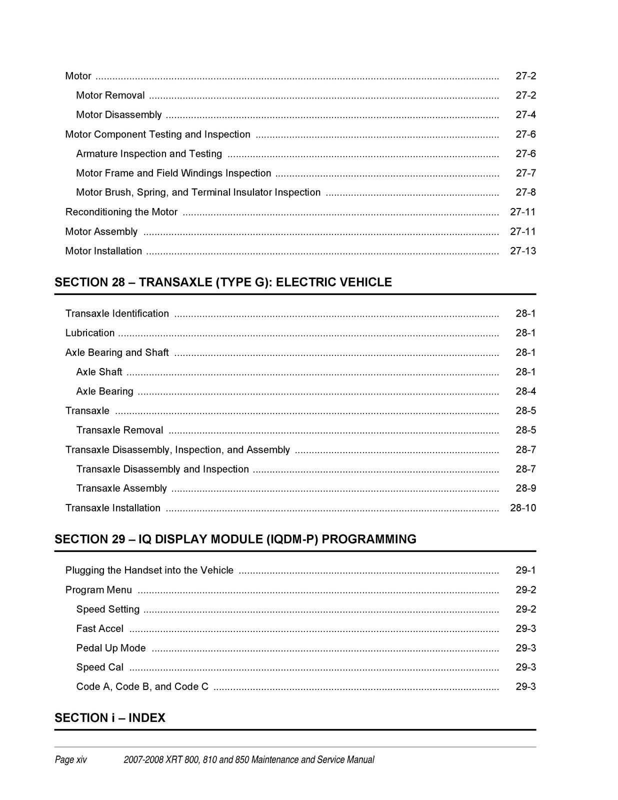 CLUB CAR XRT 800 810 850 Maintenance And Service Manual 2007-2008 – WIRE BINDER