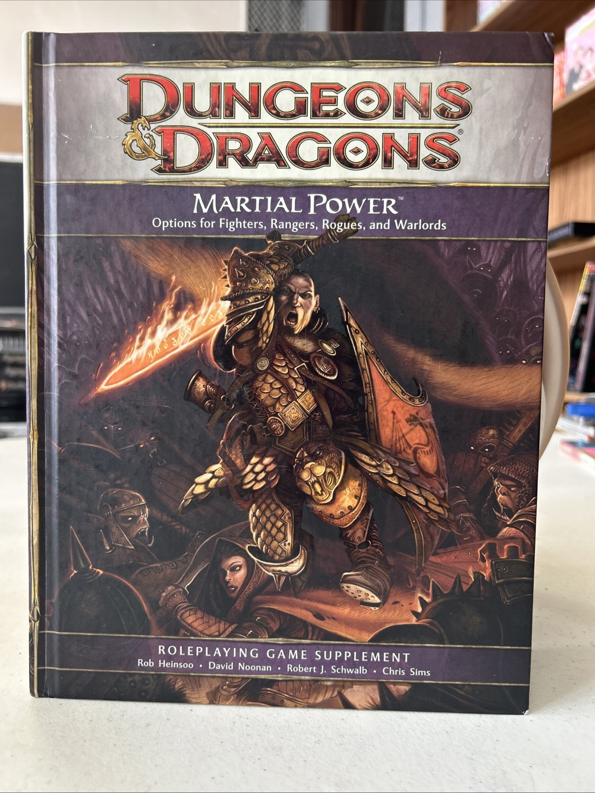 Martial Power by Wizards RPG Team (2008, Hardcover) Dungeons & Dragons Supplemen
