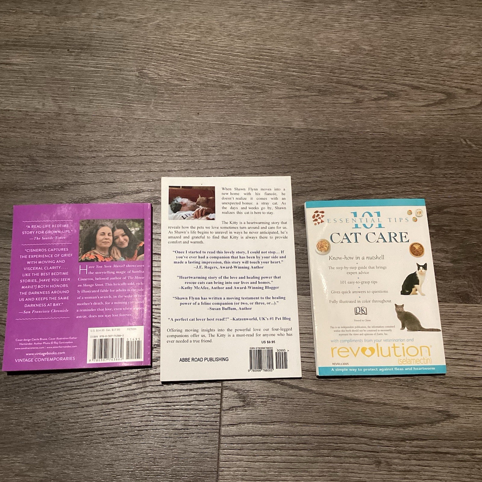 Lot/3 books Cat Kitten Kitty Stories. 69, 78 & 94 Pages. Grief Grieving Recovery