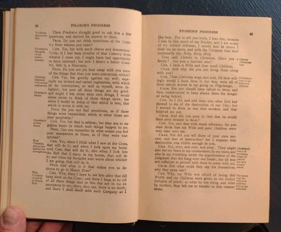 Pilgrim’s Progress by Bunyan and Donne and Herbert by Walton