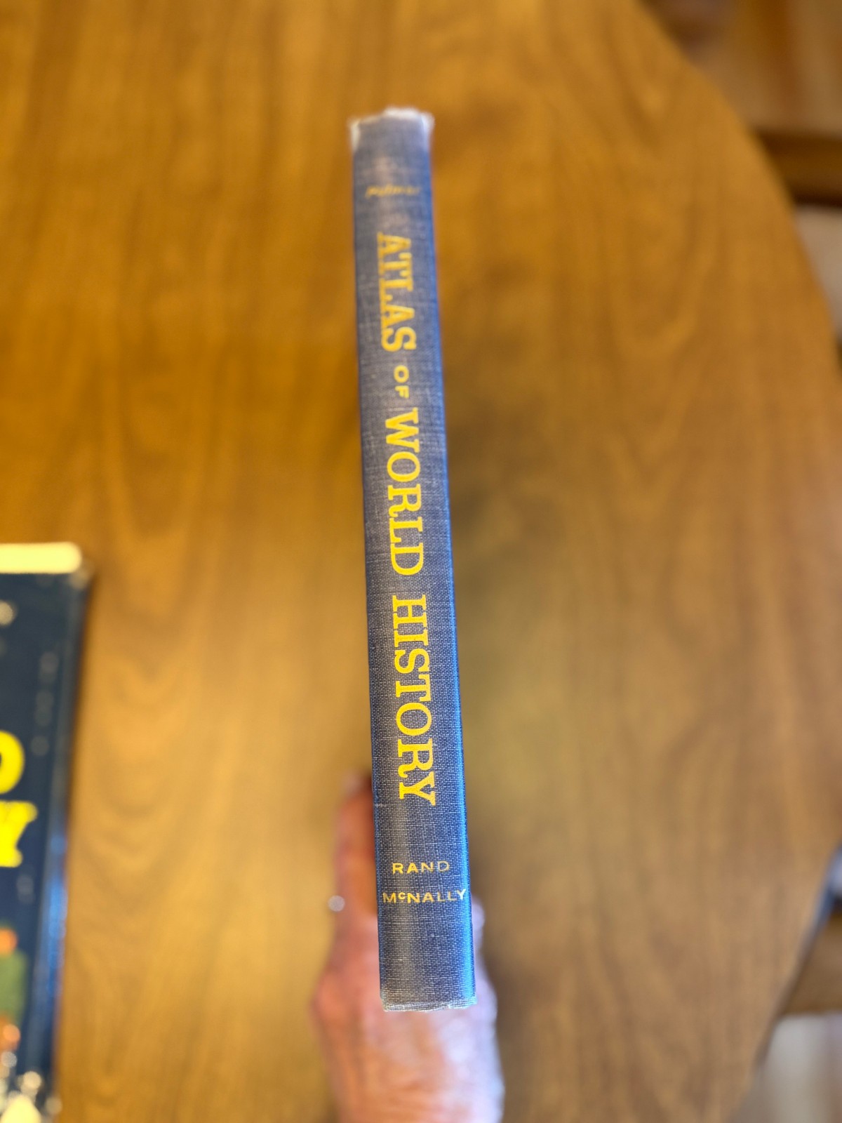 Rand McNally Atlas of World History – 132 pgs maps HCDJ 1957