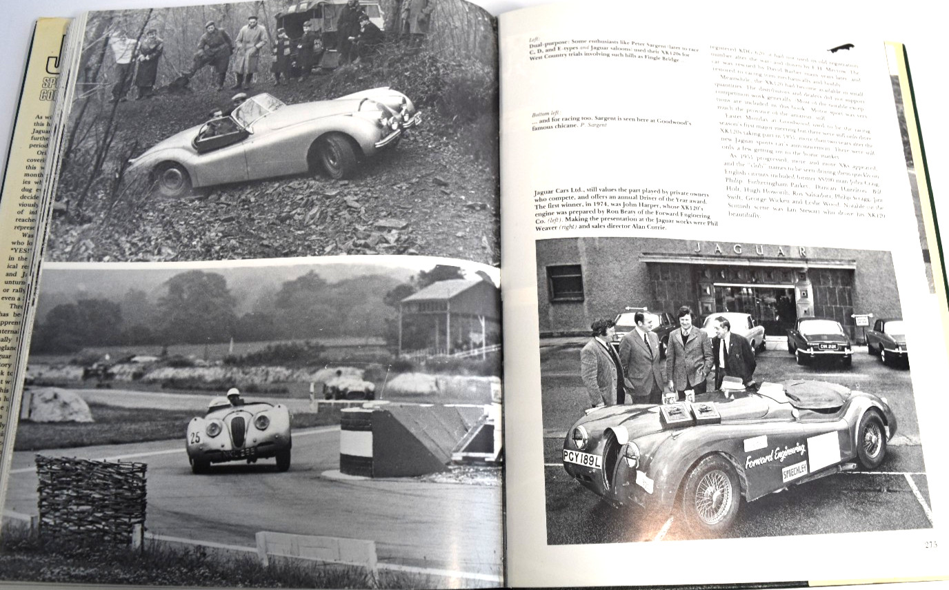 001: JAGUAR: SPORTS RACING & WORKS COMPETITION CARS TO 1953 By Andrew Whyte *VG*
