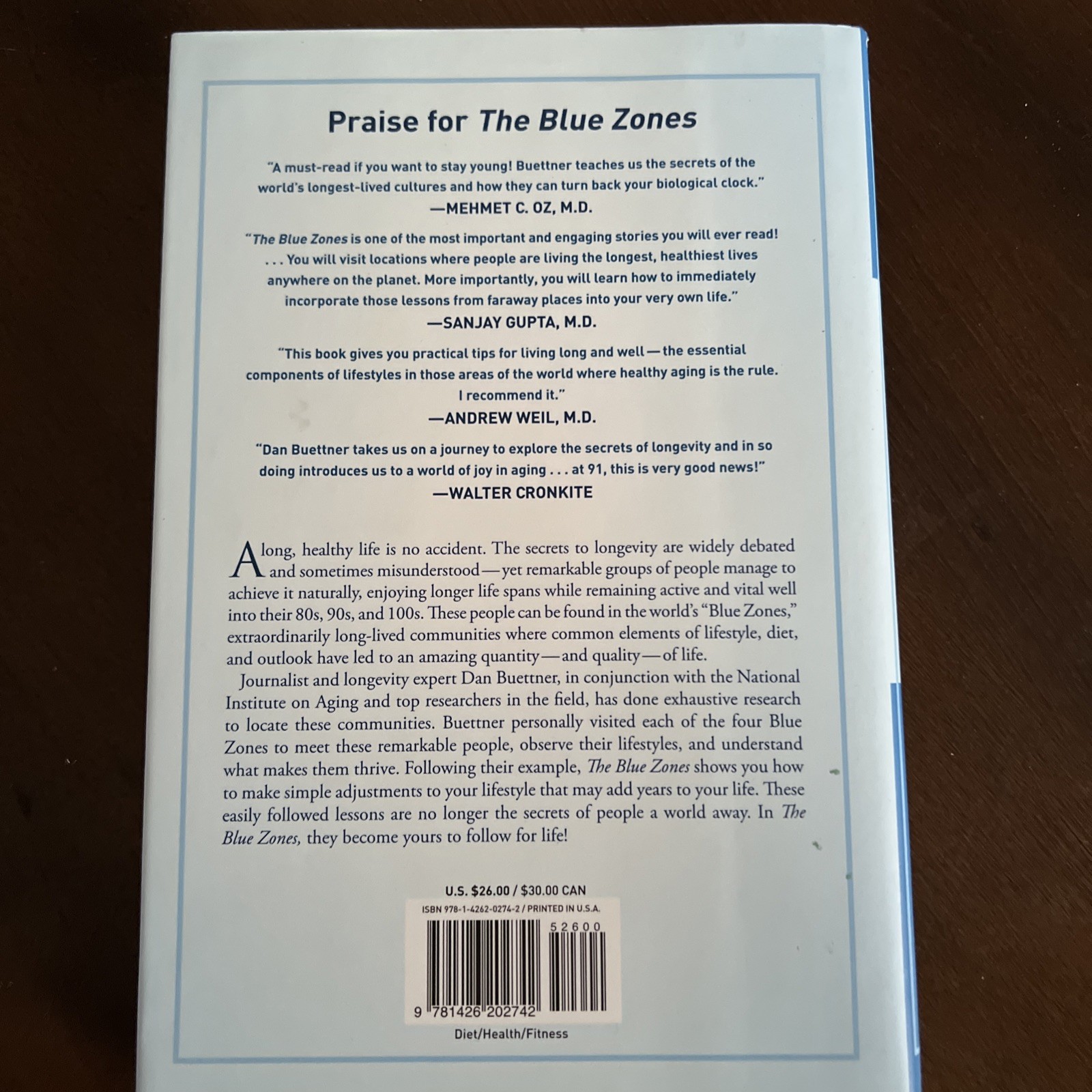 The Blue Zone Dan Buettner