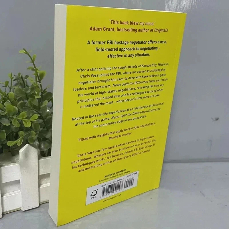Never Split The Difference By Chris Voss Books New
