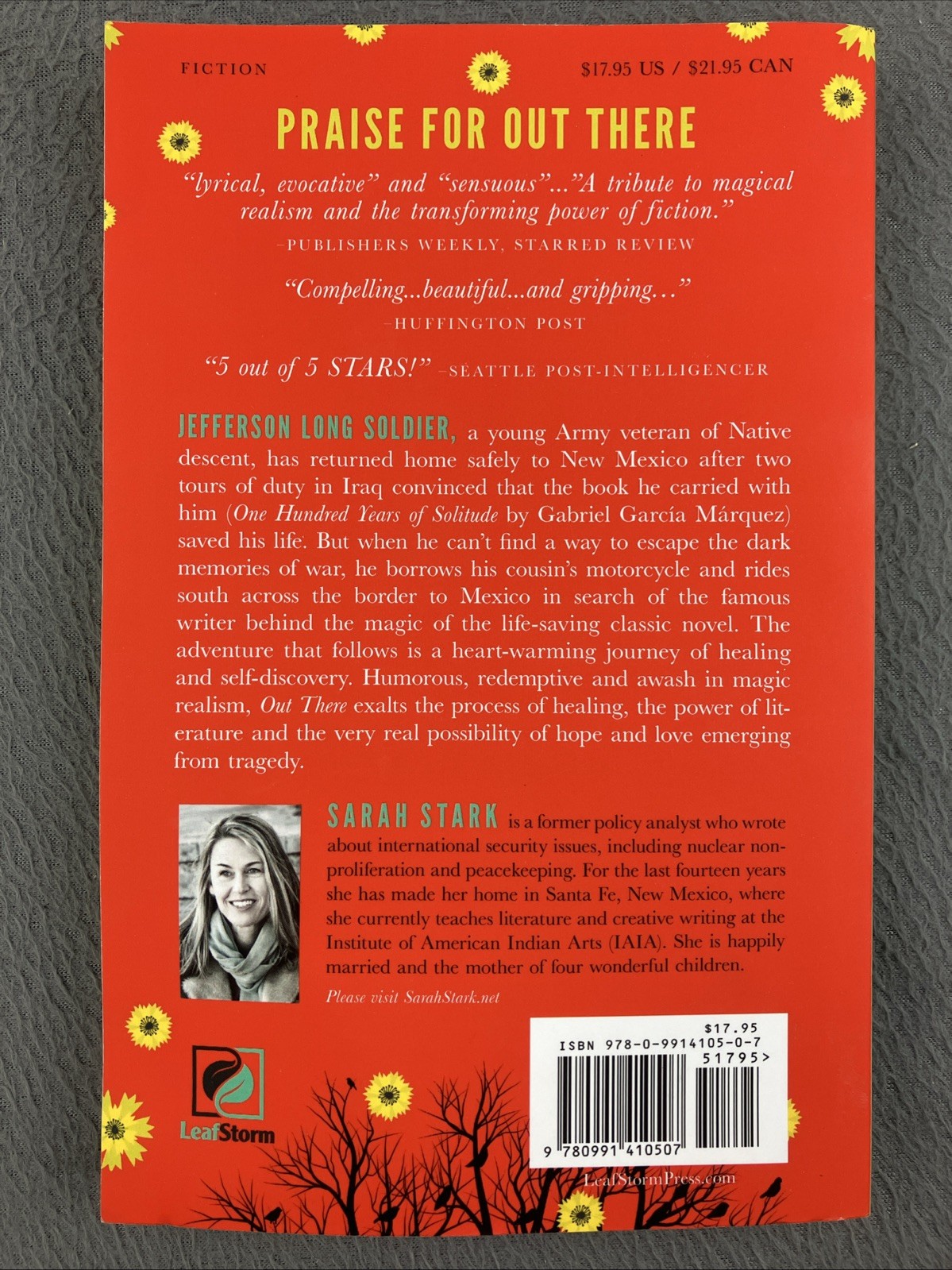 Out There: a Novel Book (2014, Paperback) Sarah Stark * SIGNED COPY