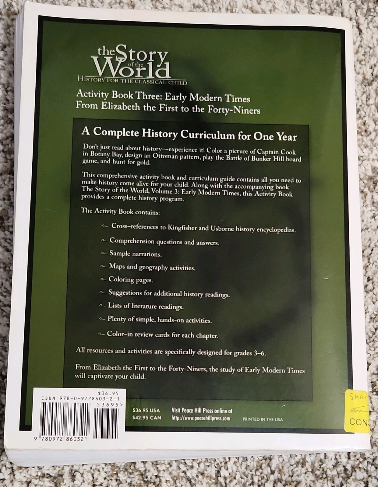 The Story of the World by Bauer Textbook Lot of 3 Well Trained Mind Press