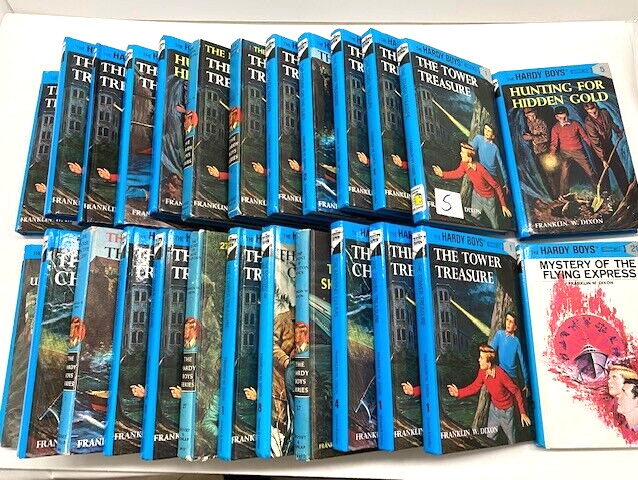 10 Hardy Boys Random book lot of kids books new and old Franklin W. Dixon – GOOD