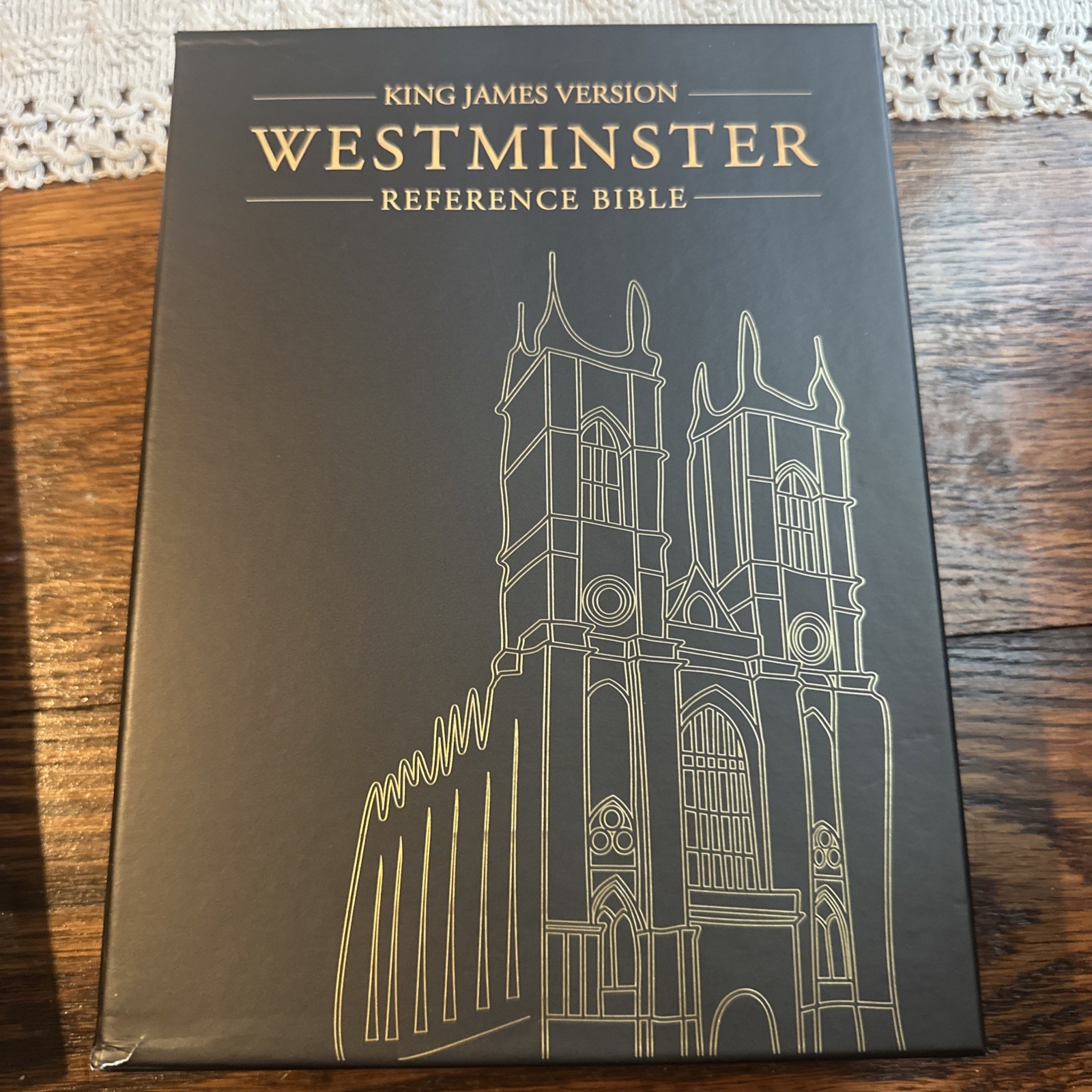 Cambridge Westminster KJV Ref Bible Black Goatskin Brand New!